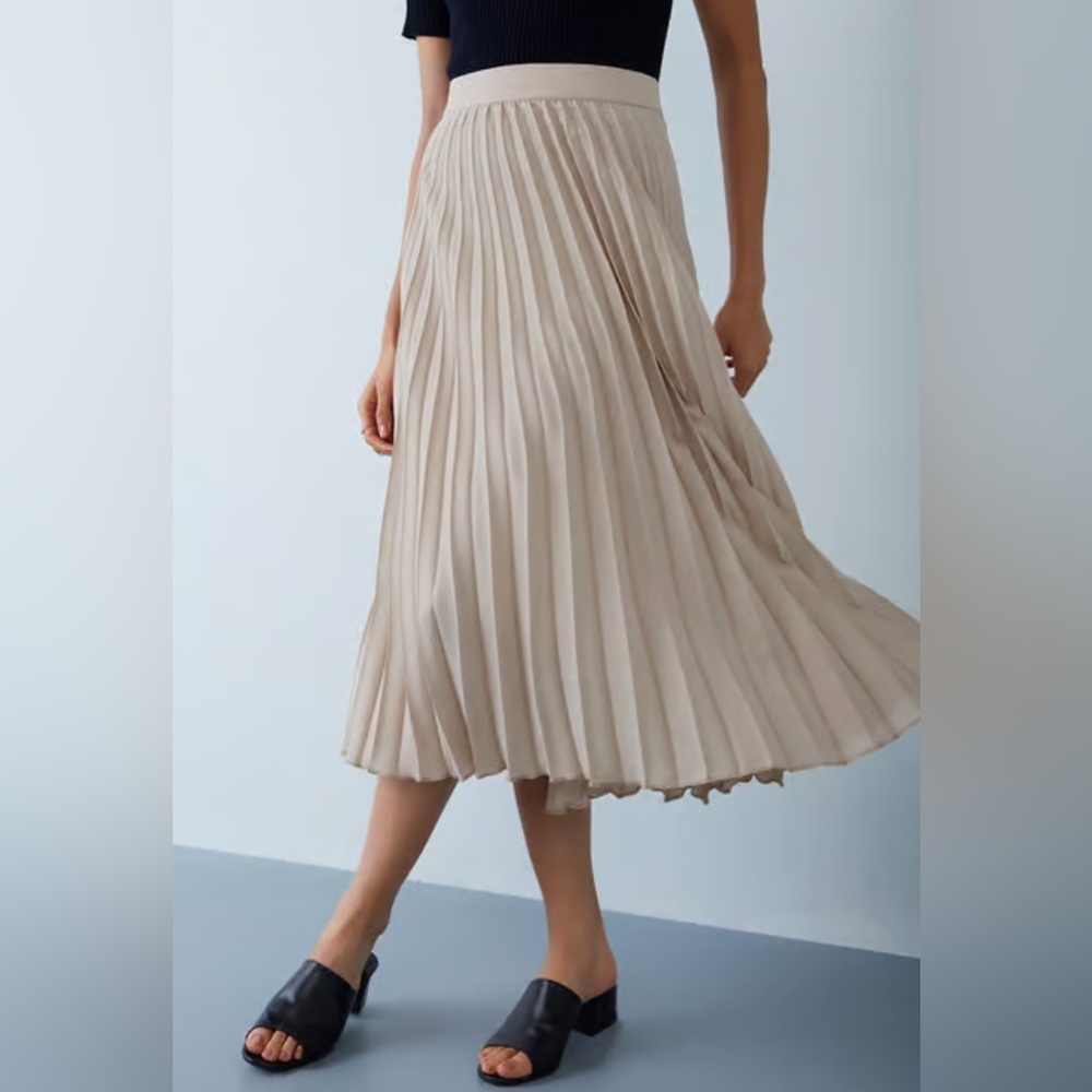 Abercrombie & Fitch Cream Maxi Skirt Vintage Women XS